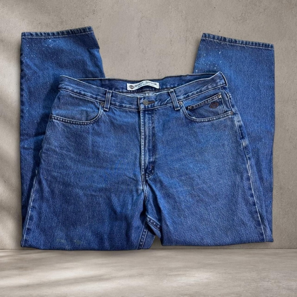 Harley Davidson blue denim jeans Size 38 X 30